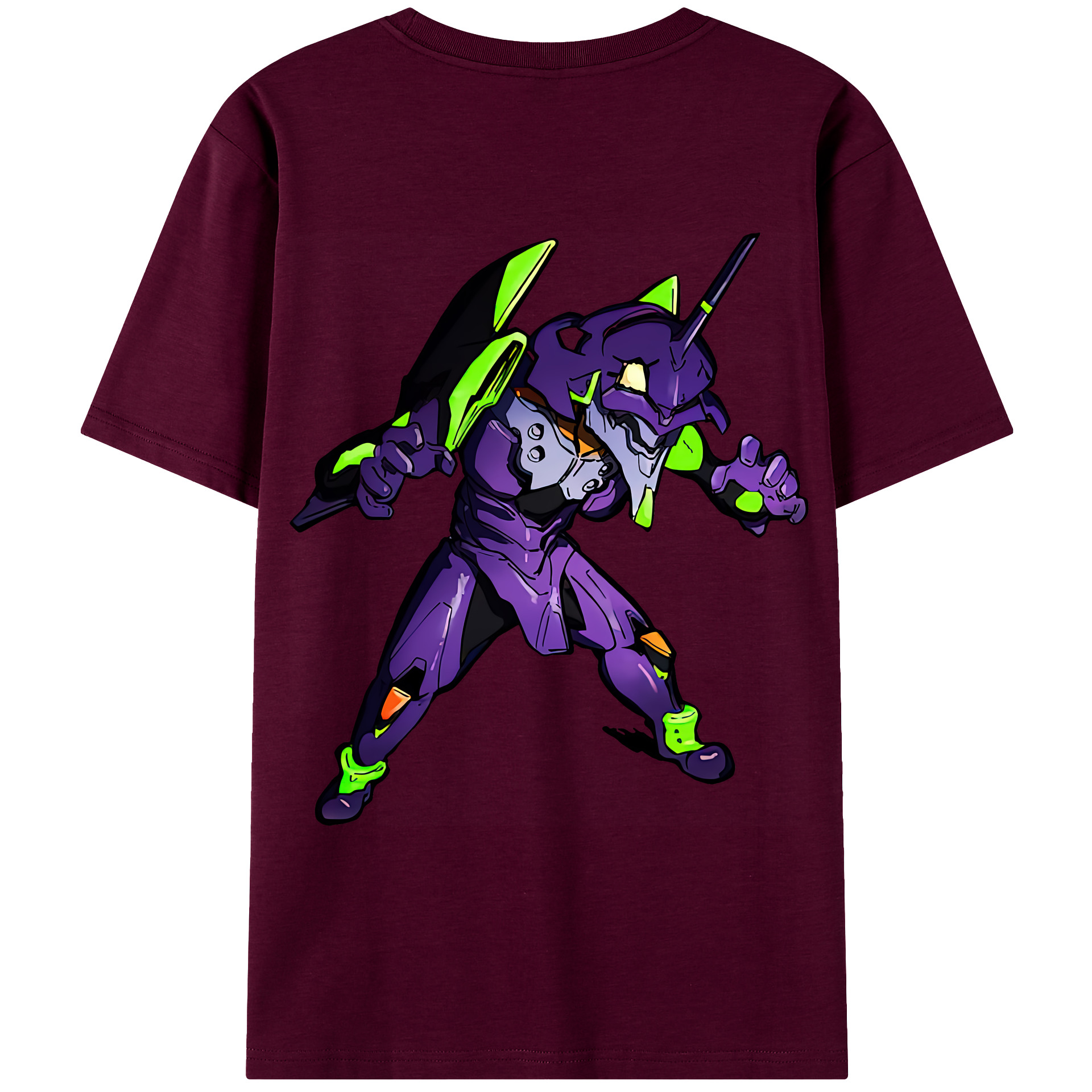 （画像用） EVA 新世紀エヴァンゲリオン レディース半袖Tシャツ(バックプリント)